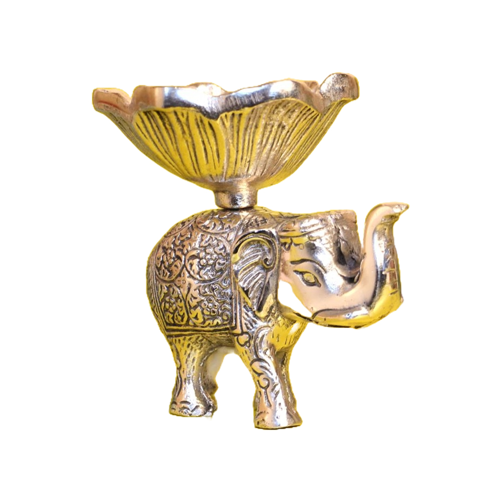 Metal Elephant Shape Bowl(Katori) For Gift, Pooja Room, Home Decor, Diwali Decoration